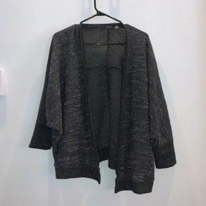 BLACK WITH TEXTURE CARDIGAN - DEX (M)